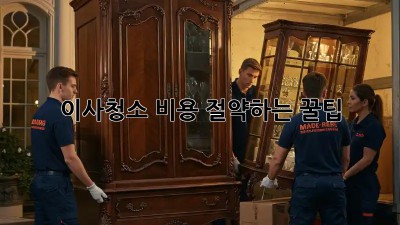 이사청소, 비용 절약하는 꿀팁!